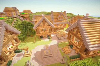 строить деревню в Minecraft