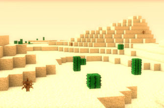 пустыня в Minecraft