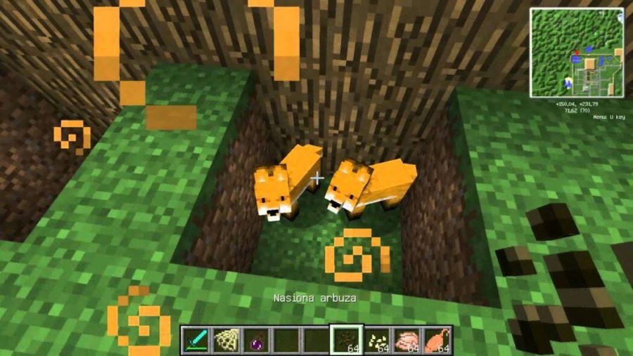 Как приручить лису в Minecraft 