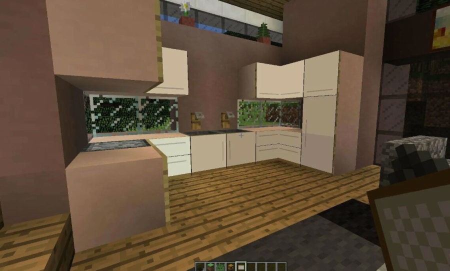 кухня в Minecraft