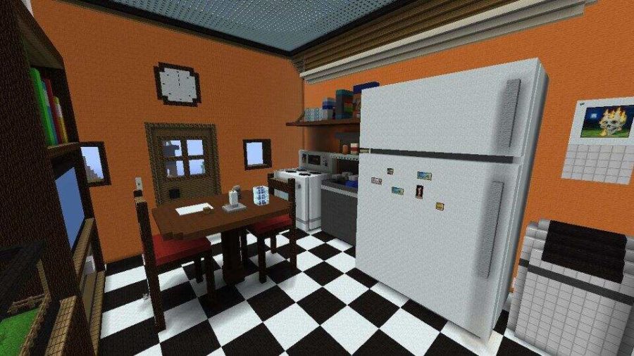 кухня в Minecraft